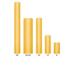 Gele Tule Rol 30cm 50m -Feestartikelen Winkel gele tule rol 30cm 50m 2