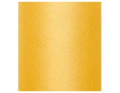 Gele Tule Rol Stijf 30cm 50m