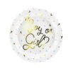 Gender Reveal Borden 23cm 6st -Feestartikelen Winkel gender reveal borden 23cm 6st