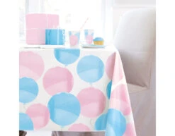 Gender Reveal Tafelkleed 2,13m -Feestartikelen Winkel gender reveal tafelkleed 213m 2