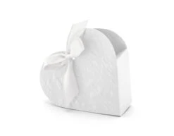 Geschenkdoosjes Hart Wit 10cm 10st