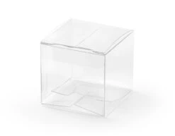 Geschenkdoosjes Kubus Doorzichtig 5cm 10st