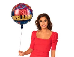 Geslaagd Helium Ballon Dubbelzijdig Leeg 45cm