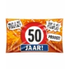 Gevelvlag 50 Jaar 1,5m -Feestartikelen Winkel gevelvlag 50 jaar 15m