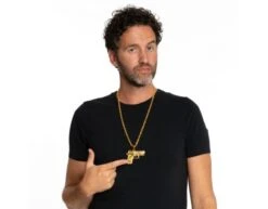 Geweren Ketting Goud -Feestartikelen Winkel geweren ketting goud 1