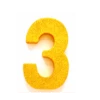 Goud Tafeldecoratie Cijfer 3 Glitter 20,5cm -Feestartikelen Winkel goud tafeldecoratie cijfer 3 glitter 205cm