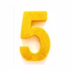 Goud Tafeldecoratie Cijfer 5 Glitter 20,5cm -Feestartikelen Winkel goud tafeldecoratie cijfer 5 glitter 205cm
