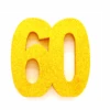 Goud Tafeldecoratie Cijfer 60 Glitter 20,5cm -Feestartikelen Winkel goud tafeldecoratie cijfer 60 glitter 205cm