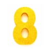 Goud Tafeldecoratie Cijfer 8 Glitter 20,5cm -Feestartikelen Winkel goud tafeldecoratie cijfer 8 glitter 205cm