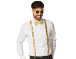 Gouden Accessoireset 3 Delig -Feestartikelen Winkel gouden accessoireset 3 delig 1