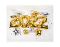 Gouden Ballonnen Confetti 30cm 5st -Feestartikelen Winkel gouden ballonnen confetti 30cm 5st 2