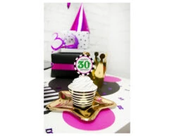 Gouden Borden Ster 18cm 6st -Feestartikelen Winkel gouden borden ster 18cm 6st 1