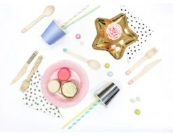 Gouden Borden Ster 18cm 6st -Feestartikelen Winkel gouden borden ster 18cm 6st 4