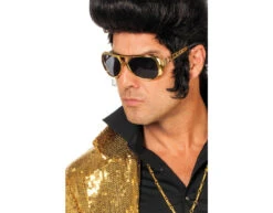 Gouden Bril Elvis -Feestartikelen Winkel gouden bril elvis 1