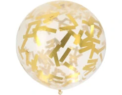 Gouden Confetti Ballon 61cm