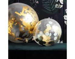 Gouden Confetti Ballon 61cm -Feestartikelen Winkel gouden confetti ballon 61cm 4