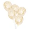 Gouden Confetti Ballon Engelen Haar 30cm 5st -Feestartikelen Winkel gouden confetti ballon engelen haar 30cm 5st