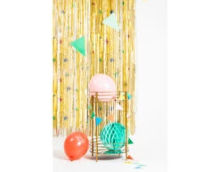 Gouden Deurgordijn Ster 2m -Feestartikelen Winkel gouden deurgordijn ster 2m 1