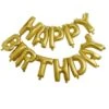 Gouden Happy Birthday Ballonnen Set 35cm -Feestartikelen Winkel gouden happy birthday ballonnen set 35cm