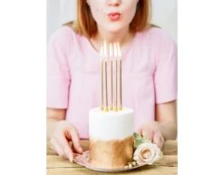 Gouden Kaarsjes 12,5cm 12st -Feestartikelen Winkel gouden kaarsjes 125cm 12st 2