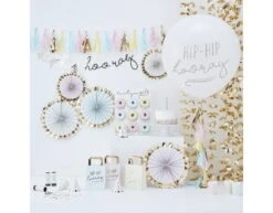 Gouden Nep Tattoos Hooray 4cm 16st -Feestartikelen Winkel gouden nep tattoos hooray 4cm 16st 3