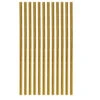 Gouden Rietjes 20cm 12st -Feestartikelen Winkel gouden rietjes 20cm 12st