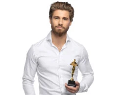 Gouden Winnaar Award 21cm -Feestartikelen Winkel gouden winnaar award 21cm 2