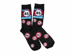 Grappige Sokken 65 Jaar 1 Paar