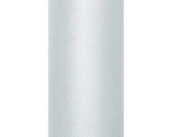 Grijze Tule Rol 30cm 9m
