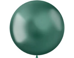 Groene Ballonnen Chroom 48cm 5st