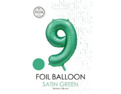 Groene Cijfer Ballon 9 Jaar Glans 86cm -Feestartikelen Winkel groene cijfer ballon 9 jaar glans 86cm 1