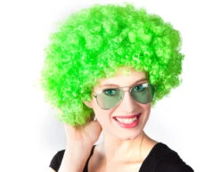 Groene Pruik Groove -Feestartikelen Winkel groene pruik groove 1
