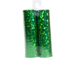 Groene Serpentines Holografisch 4m 18 Ringen 2st