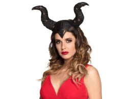 Haarband Hoorns Zwart