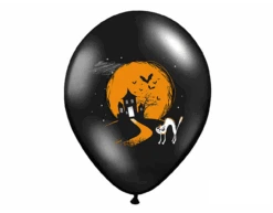 Halloween Ballonnen Boo! 30cm 6st -Feestartikelen Winkel halloween ballonnen boo 30cm 6st 2