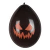 Halloween Ballonnen Creepy Pumpkin 25cm 6st -Feestartikelen Winkel halloween ballonnen creepy pumpkin 25cm 6st