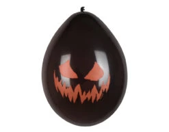 Halloween Ballonnen Creepy Pumpkin 25cm 6st