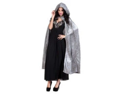 Halloween Cape Grijs 1,7m