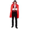 Halloween Cape Rood 1,2m -Feestartikelen Winkel halloween cape rood 12m