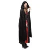 Halloween Cape Zwart 1,7m -Feestartikelen Winkel halloween cape zwart 17m
