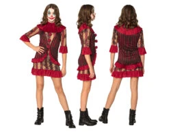 Halloween Clownette Kostuum 14-16 Jaar -Feestartikelen Winkel halloween clownette kostuum 14 16 jaar 3