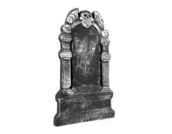 Halloween Grafsteen Schedel Kruis 50cm