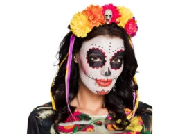 Halloween Haarband Bloemen