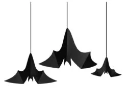 Halloween Hangdecoratie Vleermuis Set 31-47cm 3 Delig