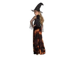 Halloween Heks Kostuum Kind Oranje -Feestartikelen Winkel halloween heks kostuum kind oranje 1