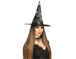 Halloween Heksenhoed Spinnenweb