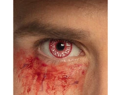 Halloween Kleurlenzen Rood Wit