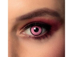 Halloween Kleurlenzen Roze Zwart