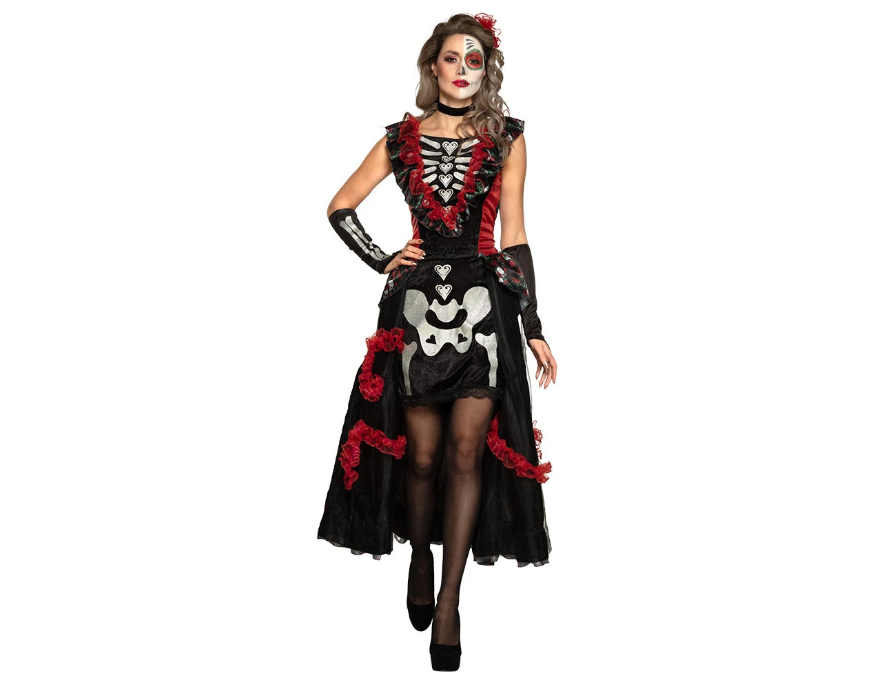 Halloween La Muerte Kostuum 3 Halloween La Muerte Kostuum