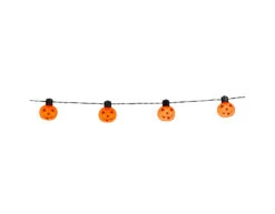 Halloween Led-Lichtsnoer Pompoen 175cm